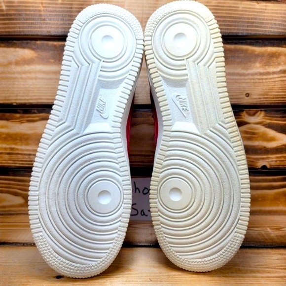 Nike Air Force 1 HTF Red dragon scale Euro 40 - Picture 3 of 4